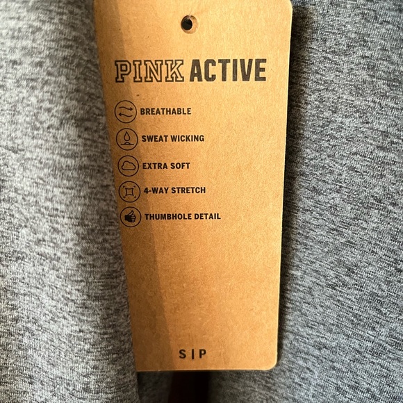 PINK gray technical hooded pullover - Picture 3 of 9